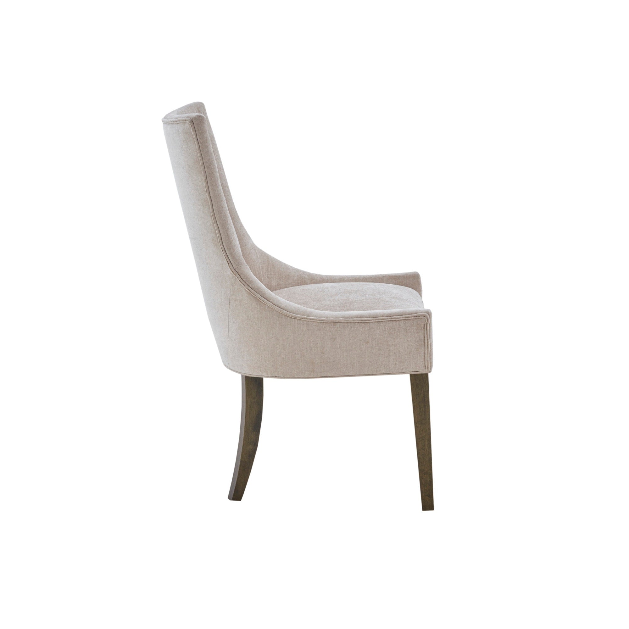 Madison Park Signature Ultra Upholstered Dining Side Chairs With Wood Legs (Set of 2) - N/A