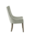Madison Park Signature Ultra Upholstered Dining Side Chairs With Wood Legs (Set of 2) - N/A