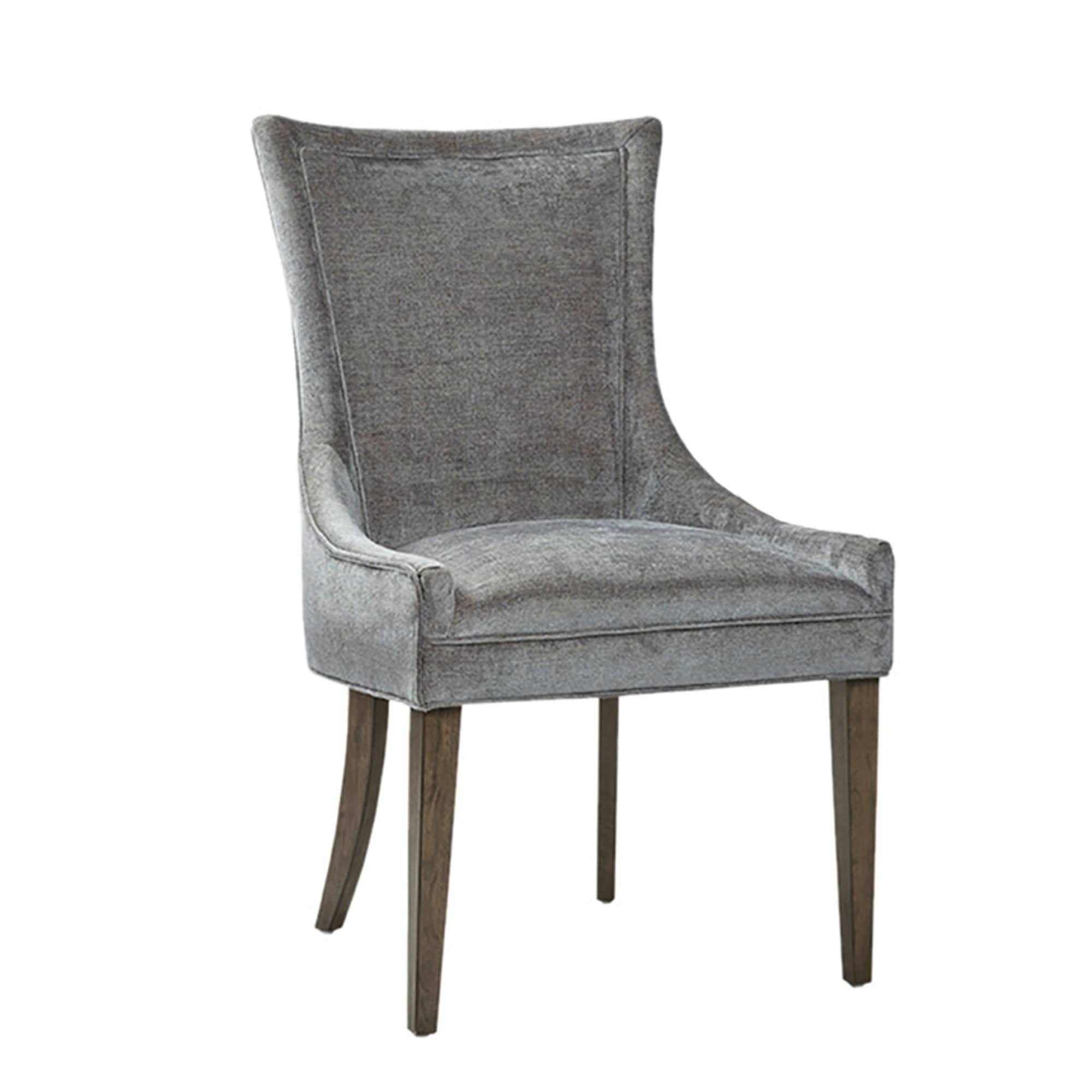 Madison Park Signature Ultra Upholstered Dining Side Chairs With Wood Legs (Set of 2) - N/A