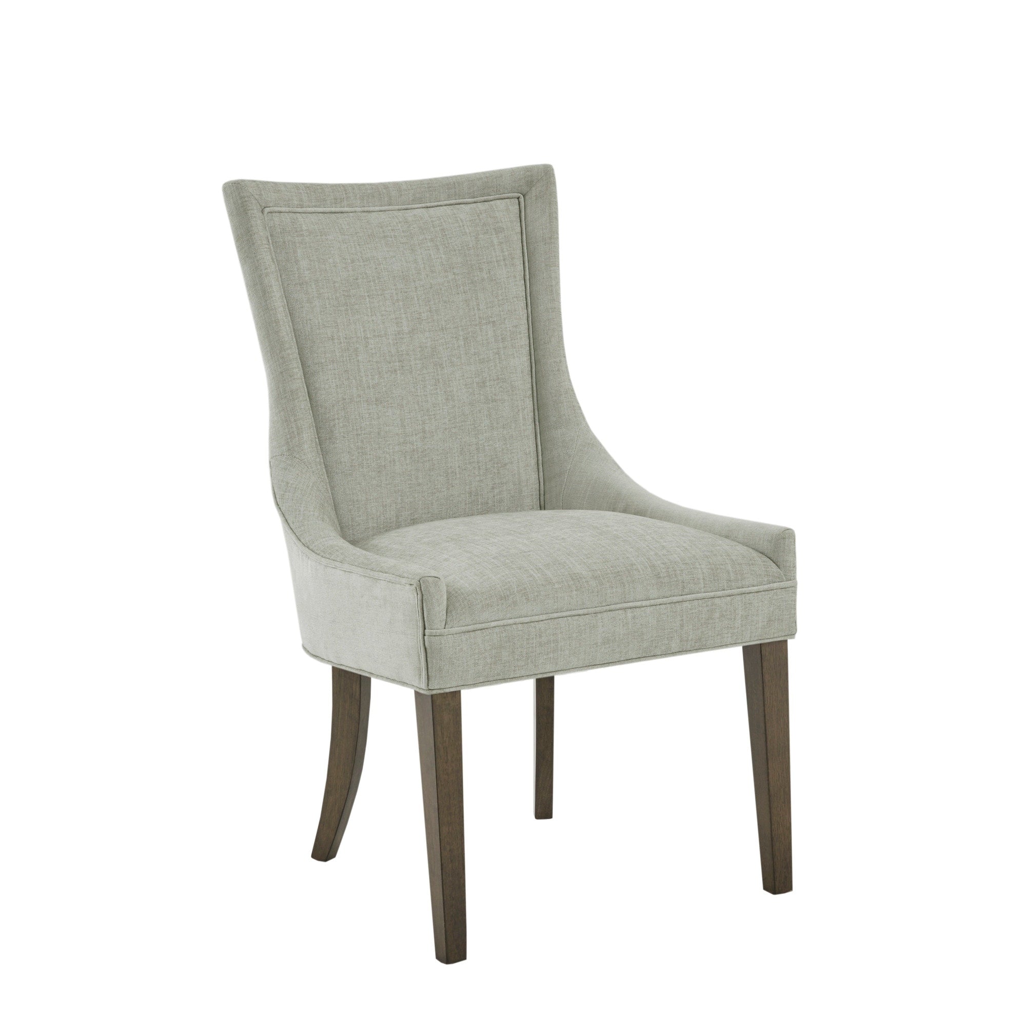 Madison Park Signature Ultra Upholstered Dining Side Chairs With Wood Legs (Set of 2) - N/A
