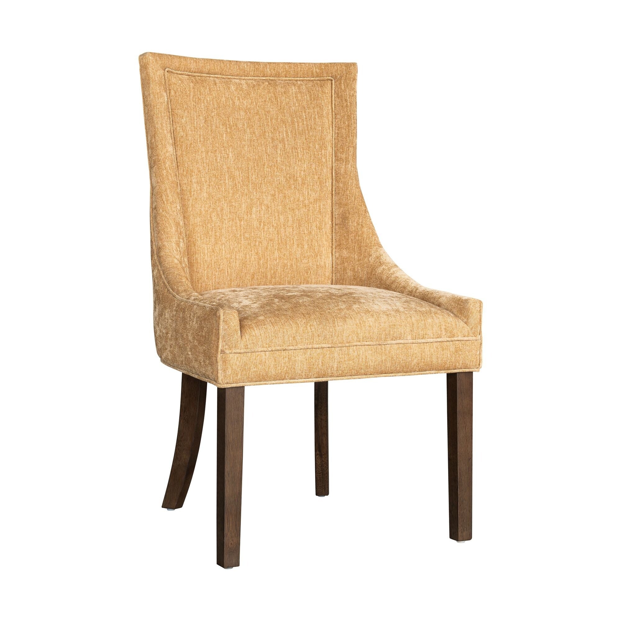 Madison Park Signature Ultra Upholstered Dining Side Chairs With Wood Legs (Set of 2) - N/A