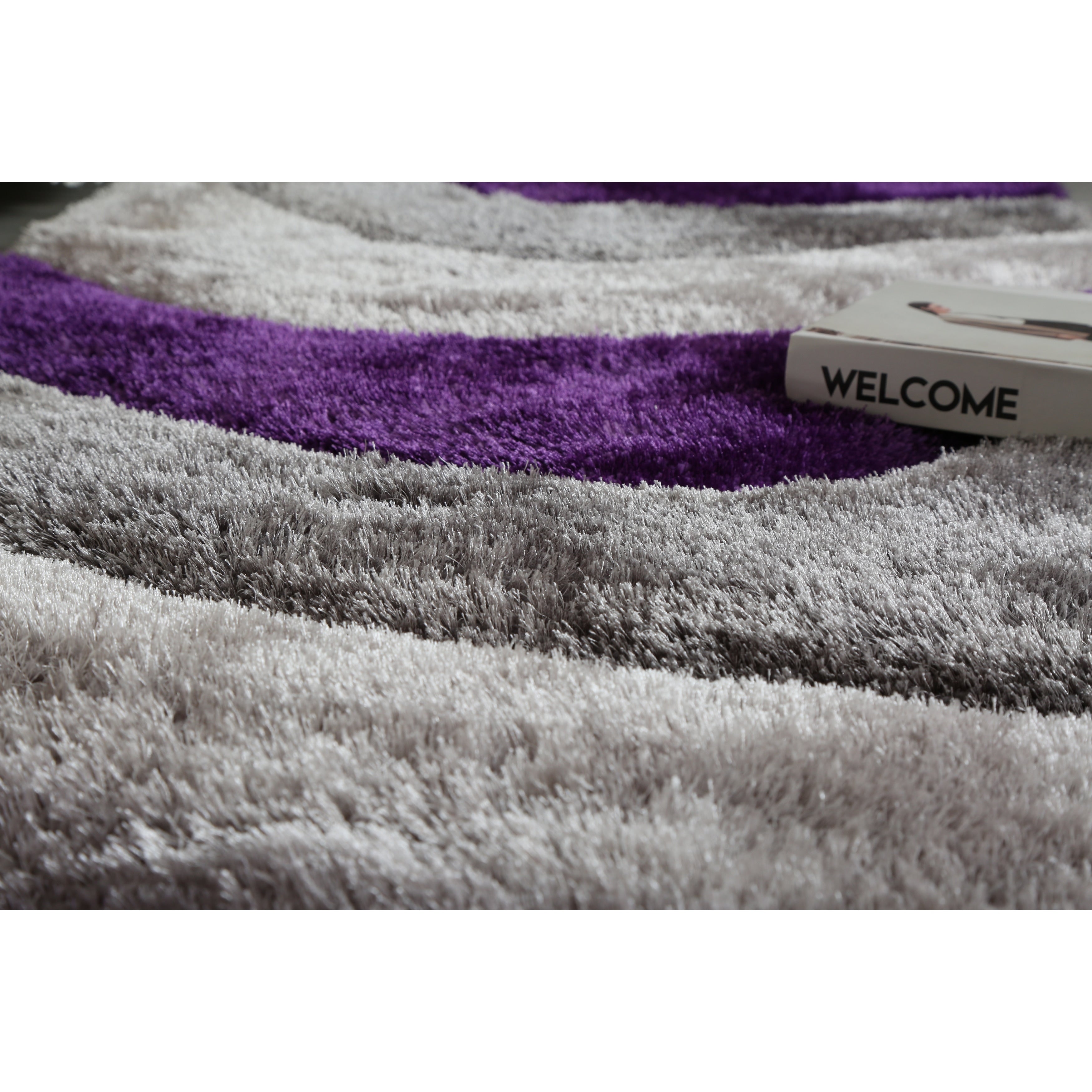 Mateos Shag Abstract Designed Area Rug