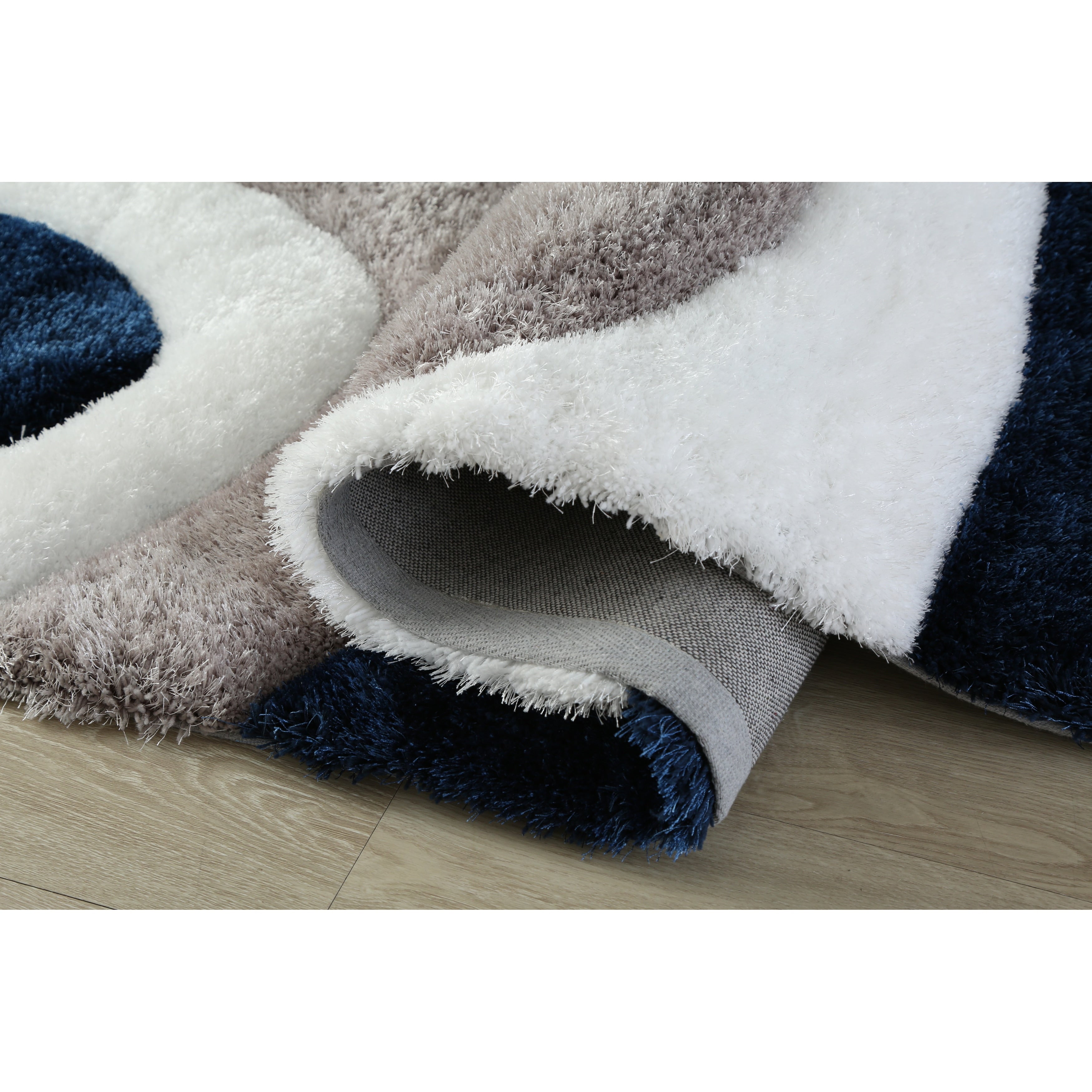 Mateos Shag Abstract Designed Area Rug