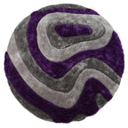Mateos Shag Abstract Designed Area Rug