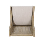 Maurers Cane and Wood Upholstered Dining Chairs (Set of 2) by Christopher Knight Home