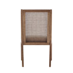 Maurers Cane and Wood Upholstered Dining Chairs (Set of 2) by Christopher Knight Home
