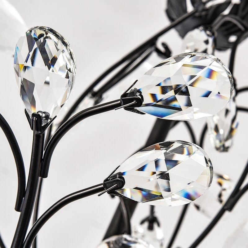 Maxax 4 - Light Unique Classic / Traditional Chandelier with Crystal Accents