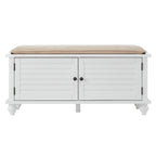 Maybelle Velvet Cushion Shutter Door Storage Bench by iNSPIRE Q Classic