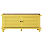 Maybelle Velvet Cushion Shutter Door Storage Bench by iNSPIRE Q Classic