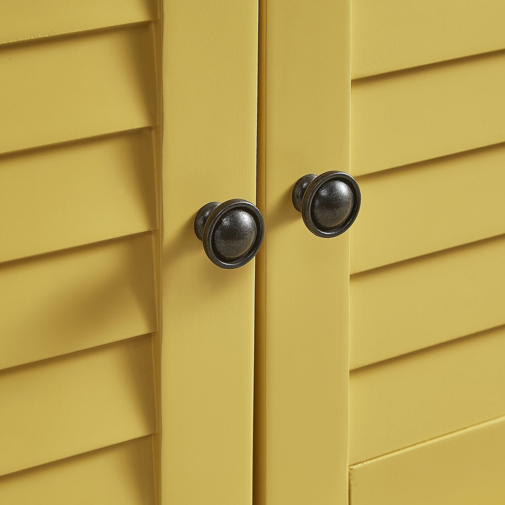 Maybelle Velvet Cushion Shutter Door Storage Bench by iNSPIRE Q Classic