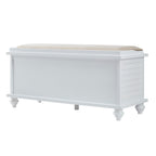 Maybelle Velvet Cushion Shutter Door Storage Bench by iNSPIRE Q Classic