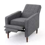 Mervynn Button Tufted Recliner (Set of 2) by Christopher Knight Home