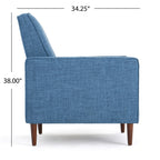 Mervynn Button Tufted Recliner (Set of 2) by Christopher Knight Home