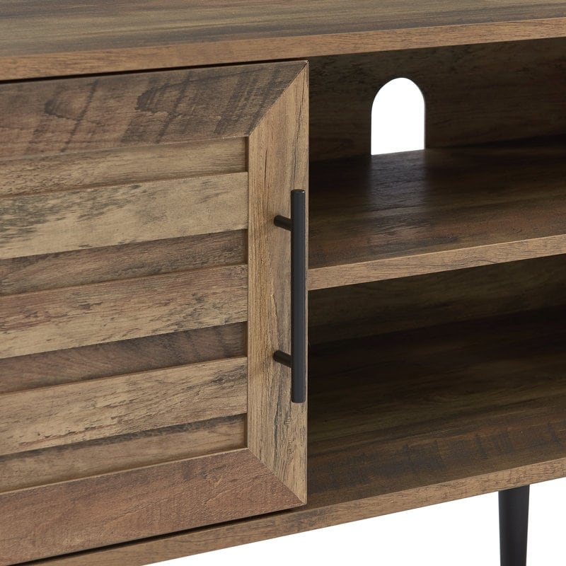 Mid-Century Modern TV Stand For TVs Up To 70 Entertainment Center Media Console - 20.5'' H X 59'' W X 15.5'' D