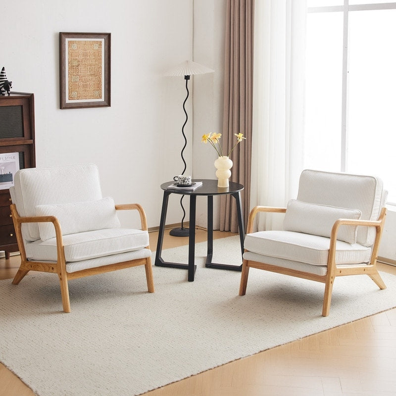 Mid Century Modern Upholstered Accent Chair