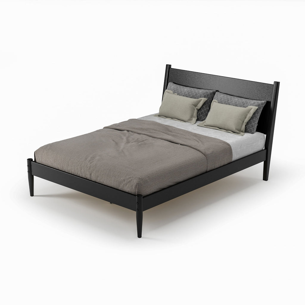 Mid-Century Panel Bed