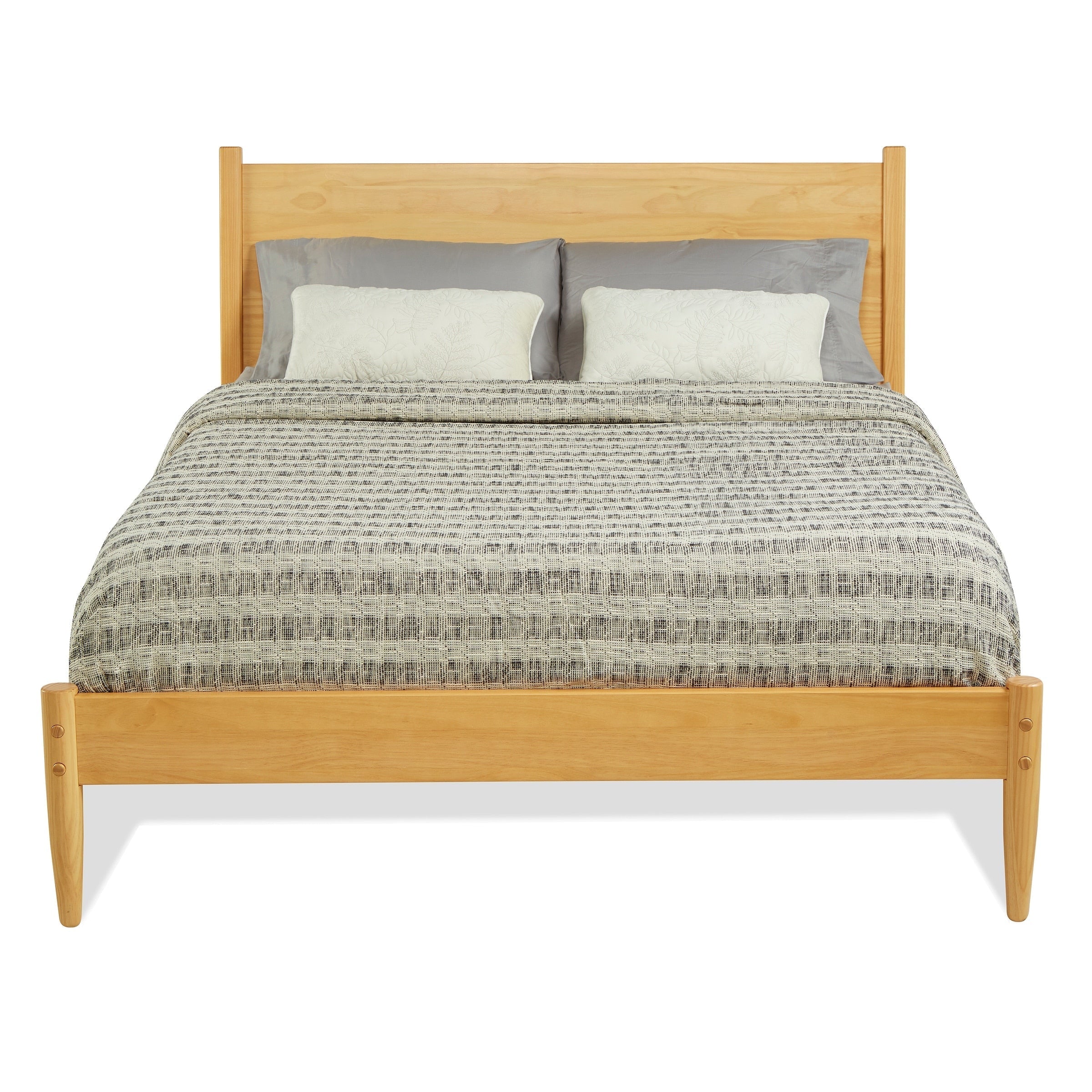 Mid-Century Panel Bed