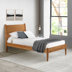 Mid-Century Panel Bed