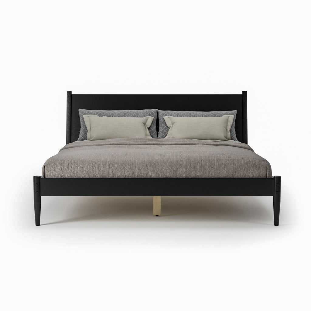 Mid-Century Panel Bed