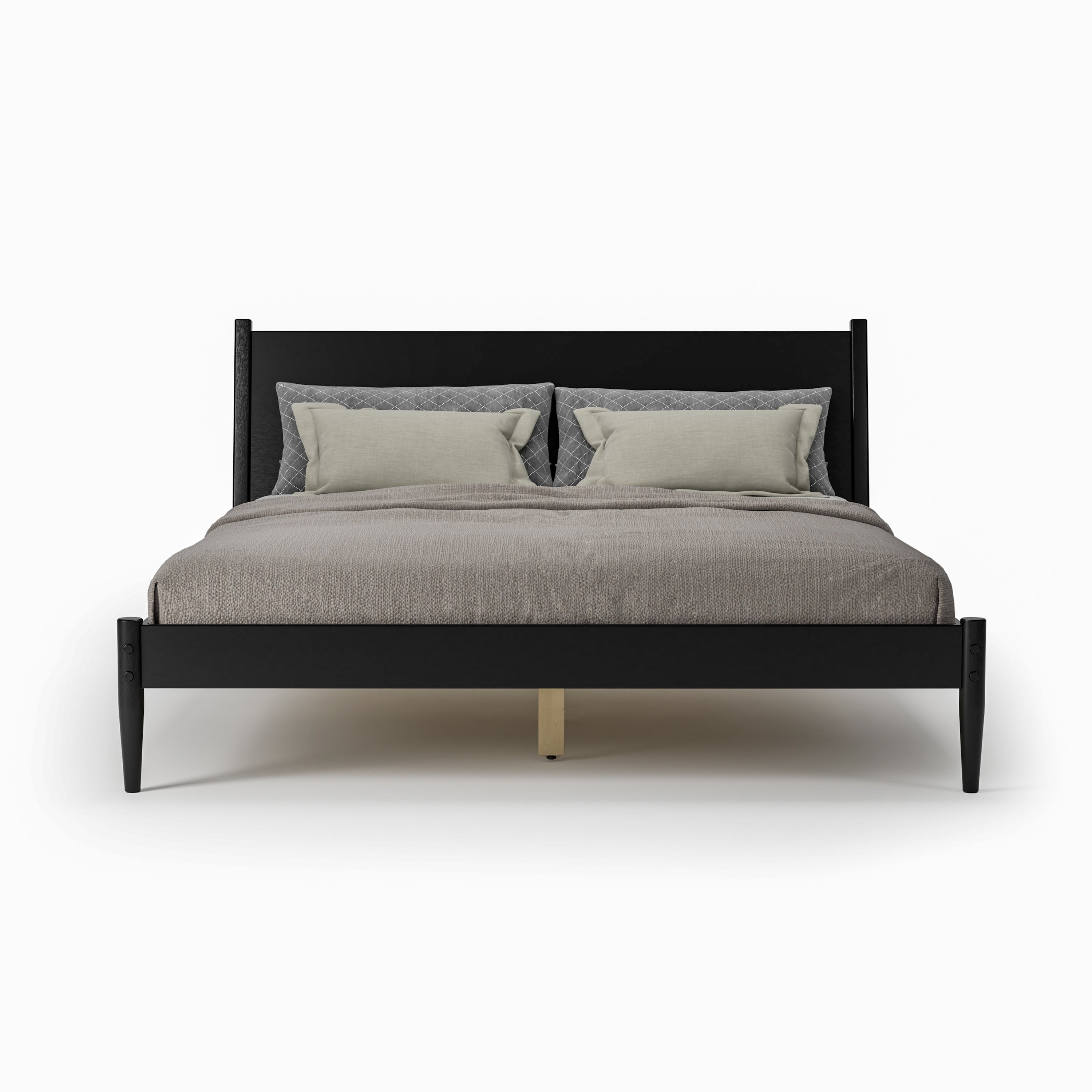 Mid-Century Panel Bed