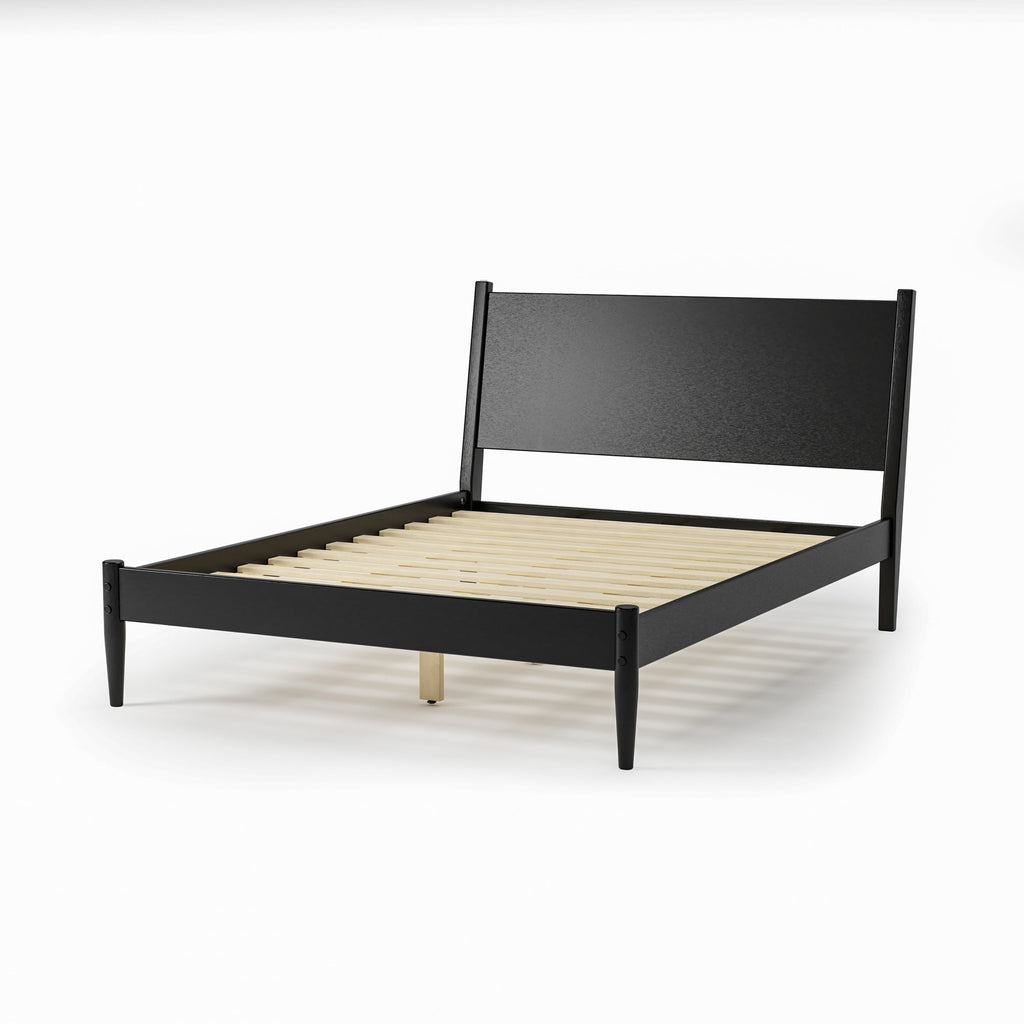 Mid-Century Panel Bed