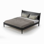 Mid-Century Panel Bed