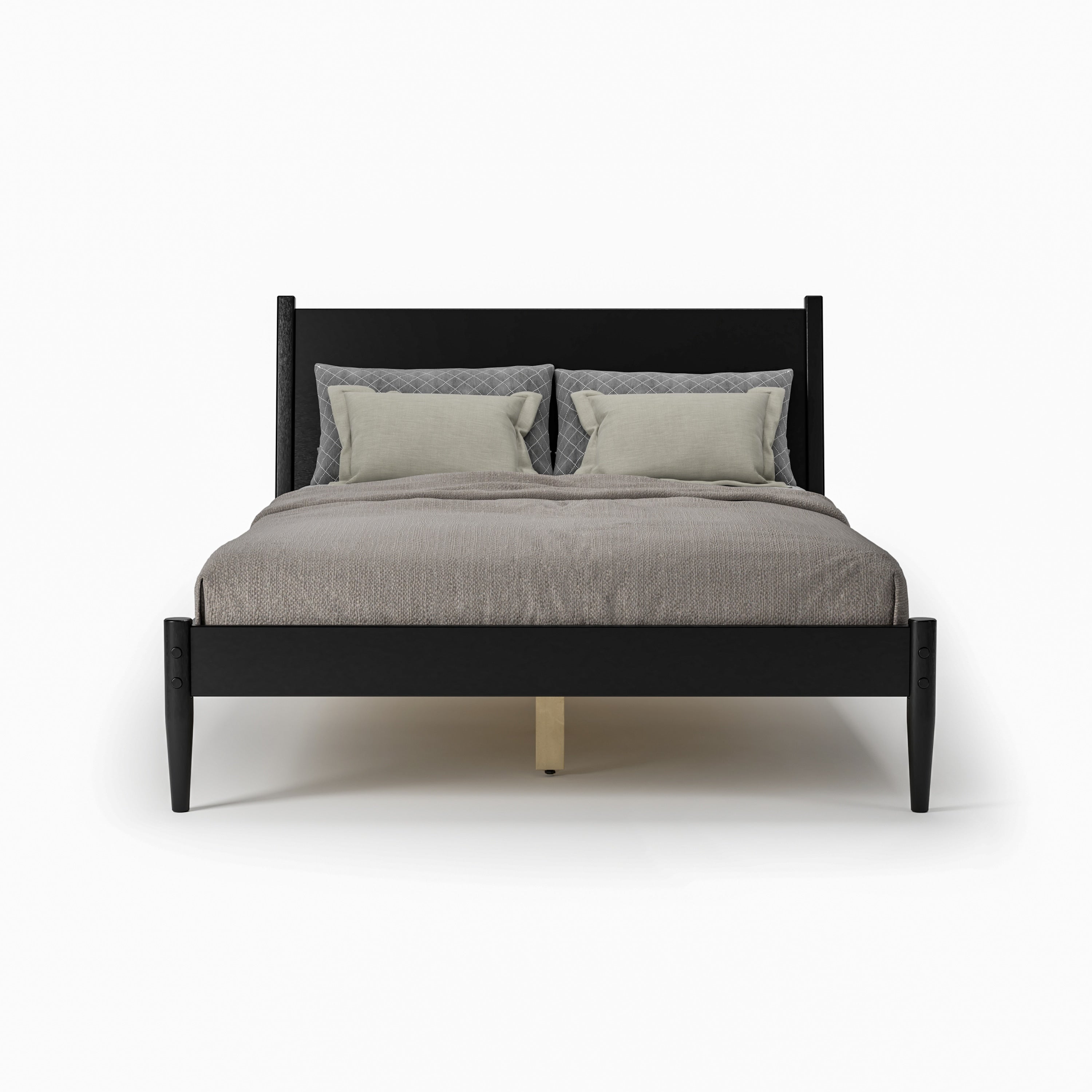 Mid-Century Panel Bed