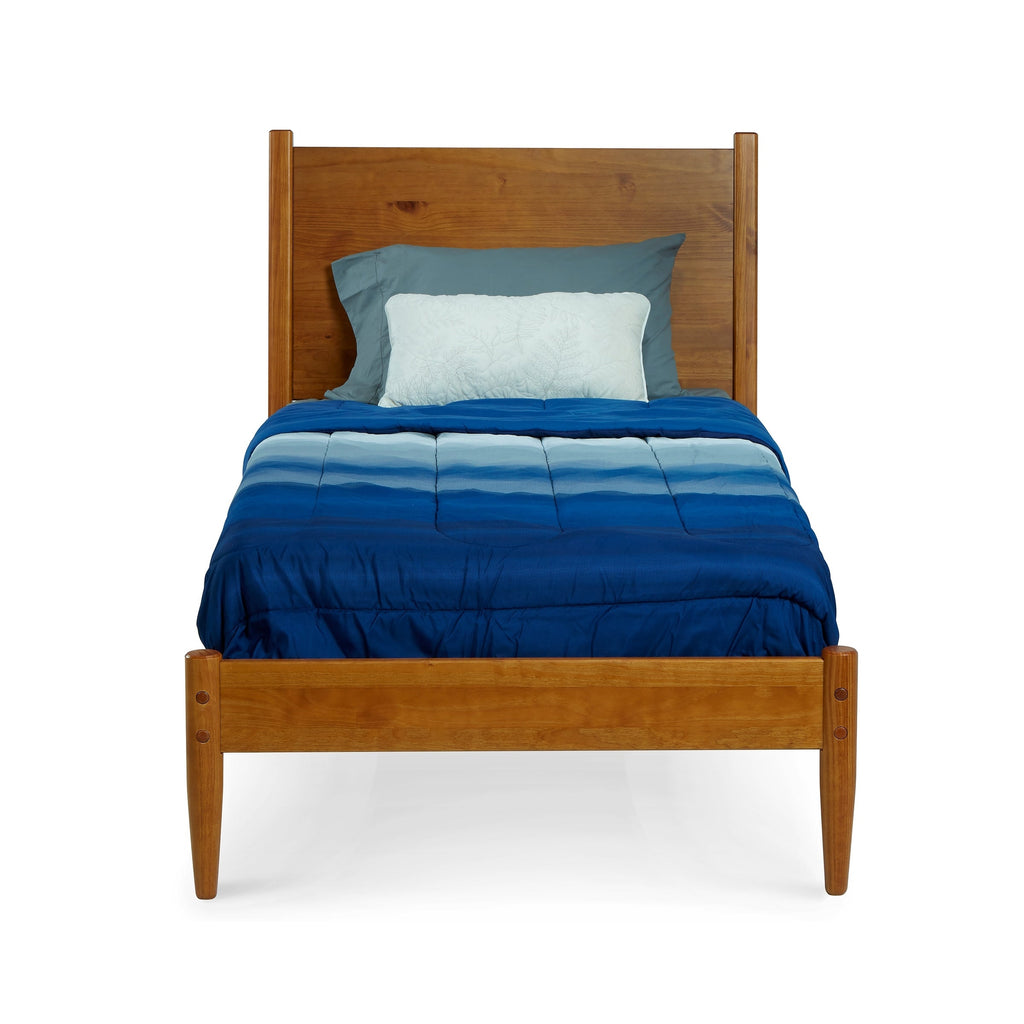 Mid-Century Panel Bed