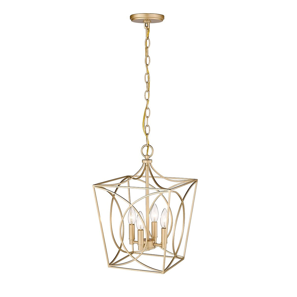 Millennium Lighting Tracy 4 Light Pendant Fixture in Multiple Finishes