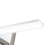 Minimalist Chrome Dimmable LED Linear Vanity Light