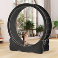 Moasis 43.3 inch Wood Large Cat Treadmill Exercise Running Wheel with Carpeted Runway