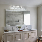 Modern Dimmable Crystal Bathroom Vanity Light Wall Sconces with Crystal Shades