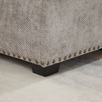 Modern L-Shaped Chenille Sectional Sofa with Pull-Out Sleeper, Storage Seats, Ottoman and 2 Pillows for Living Room