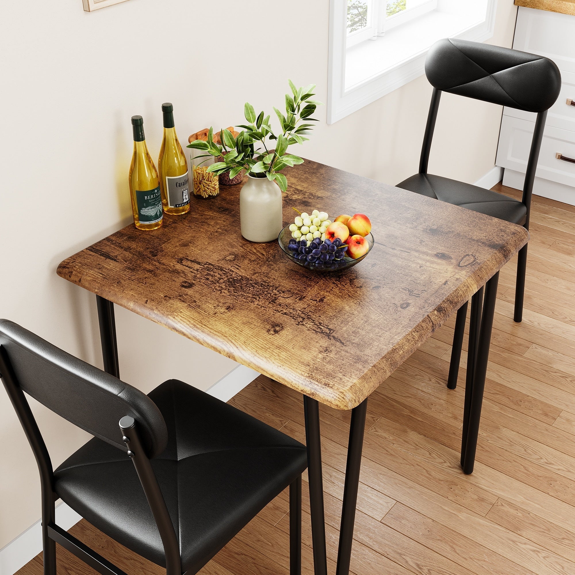 Modern kitchen Dinner Table Set for Dining Room - 3-Piece