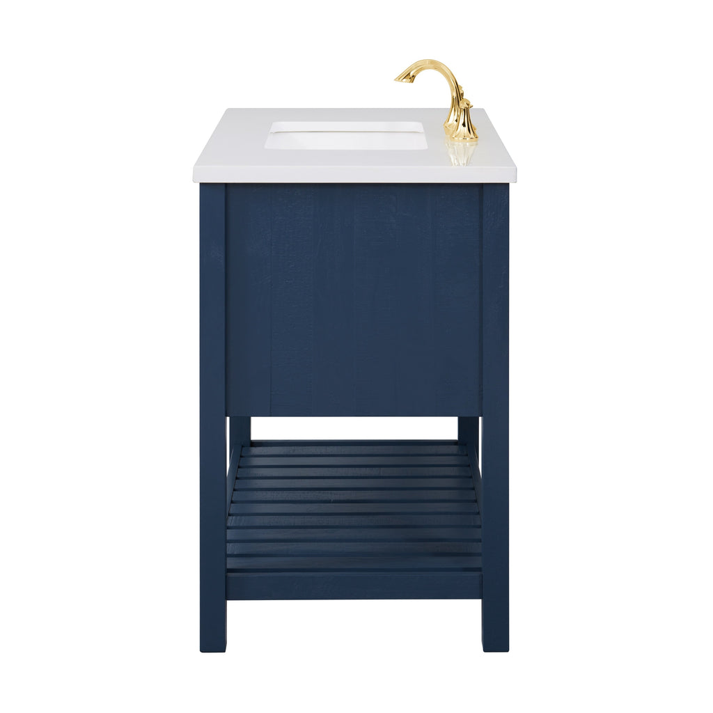 Monterey 37 Farmhouse Single Bathroom Vanity with Top