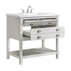 Monterey 37 Farmhouse Single Bathroom Vanity with Top