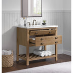 Monterey 37 Farmhouse Single Bathroom Vanity with Top