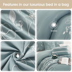 Nanshing Taylor 7 Piece Floral Botanical Comforter Set