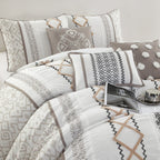 Nanshing Trina 15 Piece Boho Embroidered Comforter Set