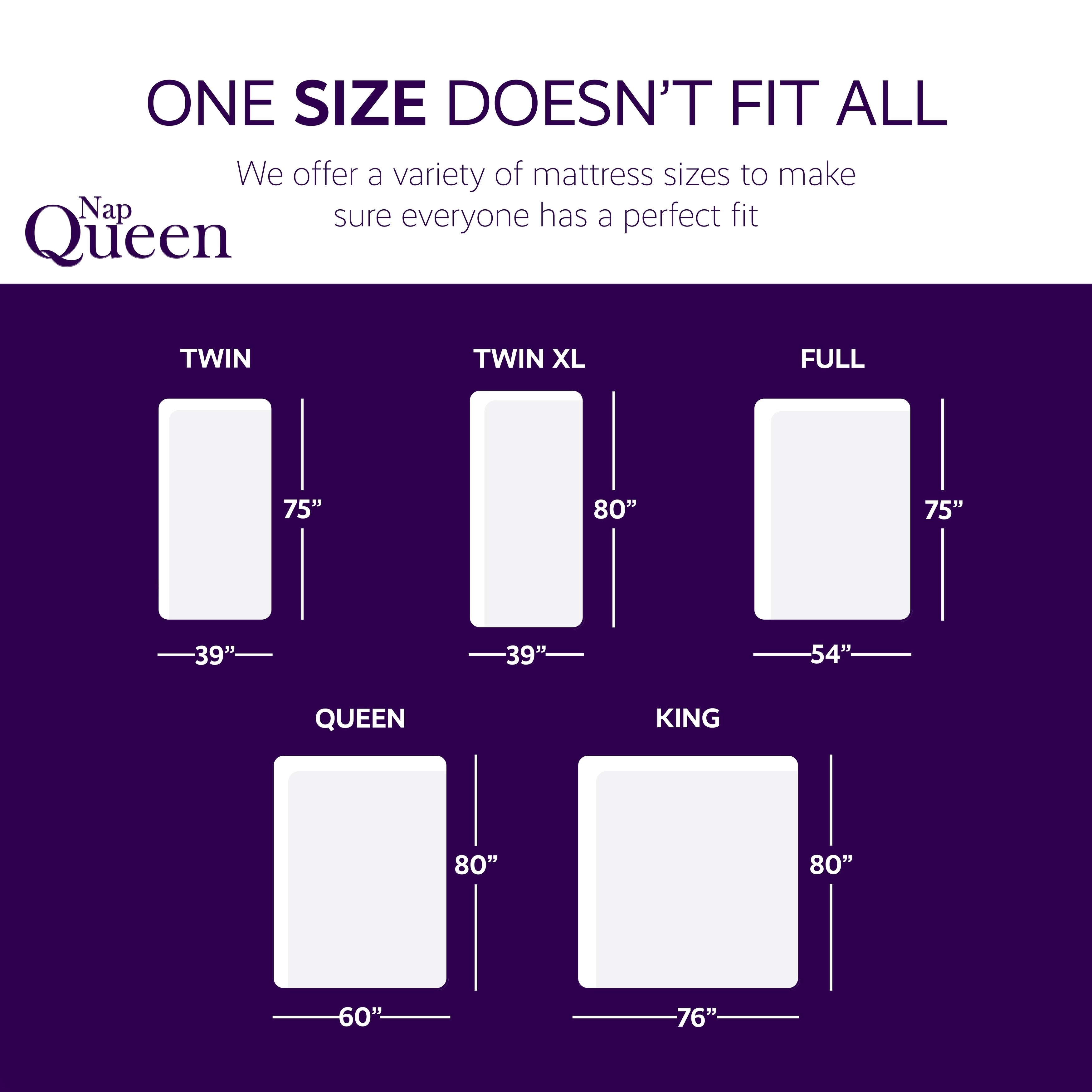 NapQueen Maxima 8'' Hybrid Mattress
