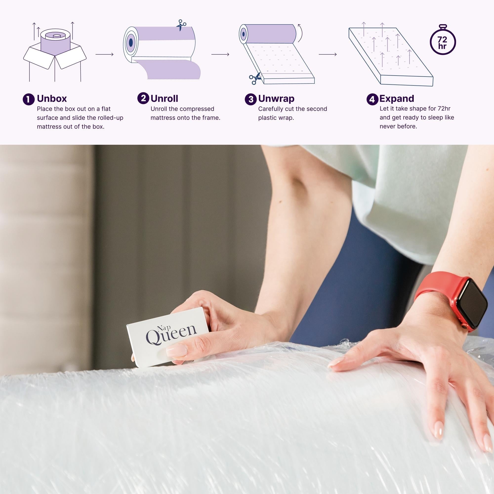 NapQueen Elizabeth 10 Cooling Gel Memory Foam Mattress