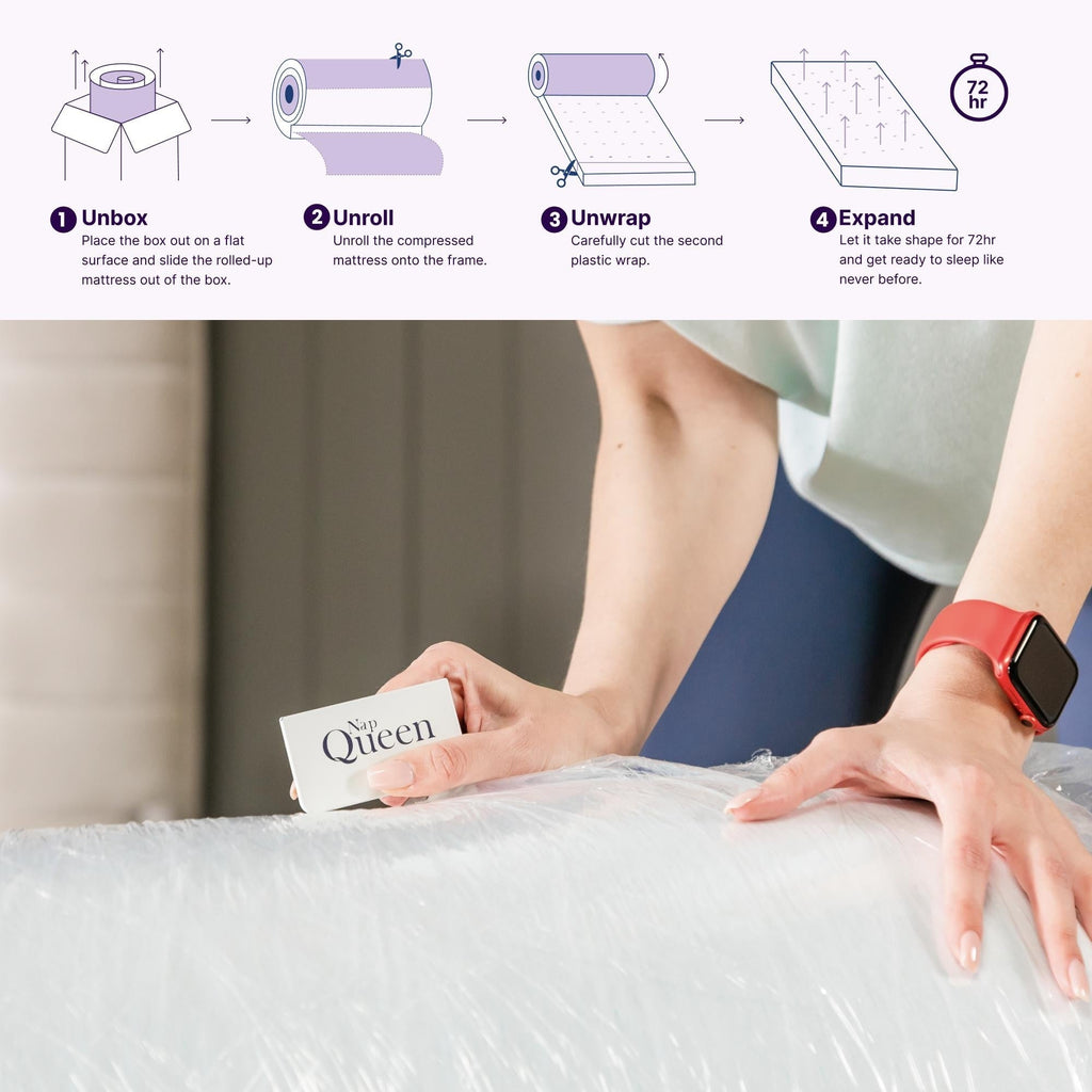NapQueen Elizabeth 8 Cooling Gel Memory Foam Mattress
