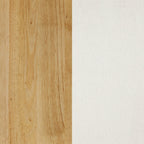 Gracie Modern Bar Stool, Boucle Upholstered Chair and Brushed Wooden Legs
