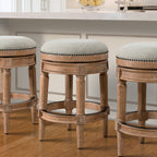 New Ridge Home Goods Chapman Backless Swivel 26 Counter-Height Bar Stool - Counter Height