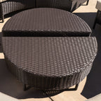 Newton All-Weather Wicker Sectional Sofa Set by Christopher Knight Home