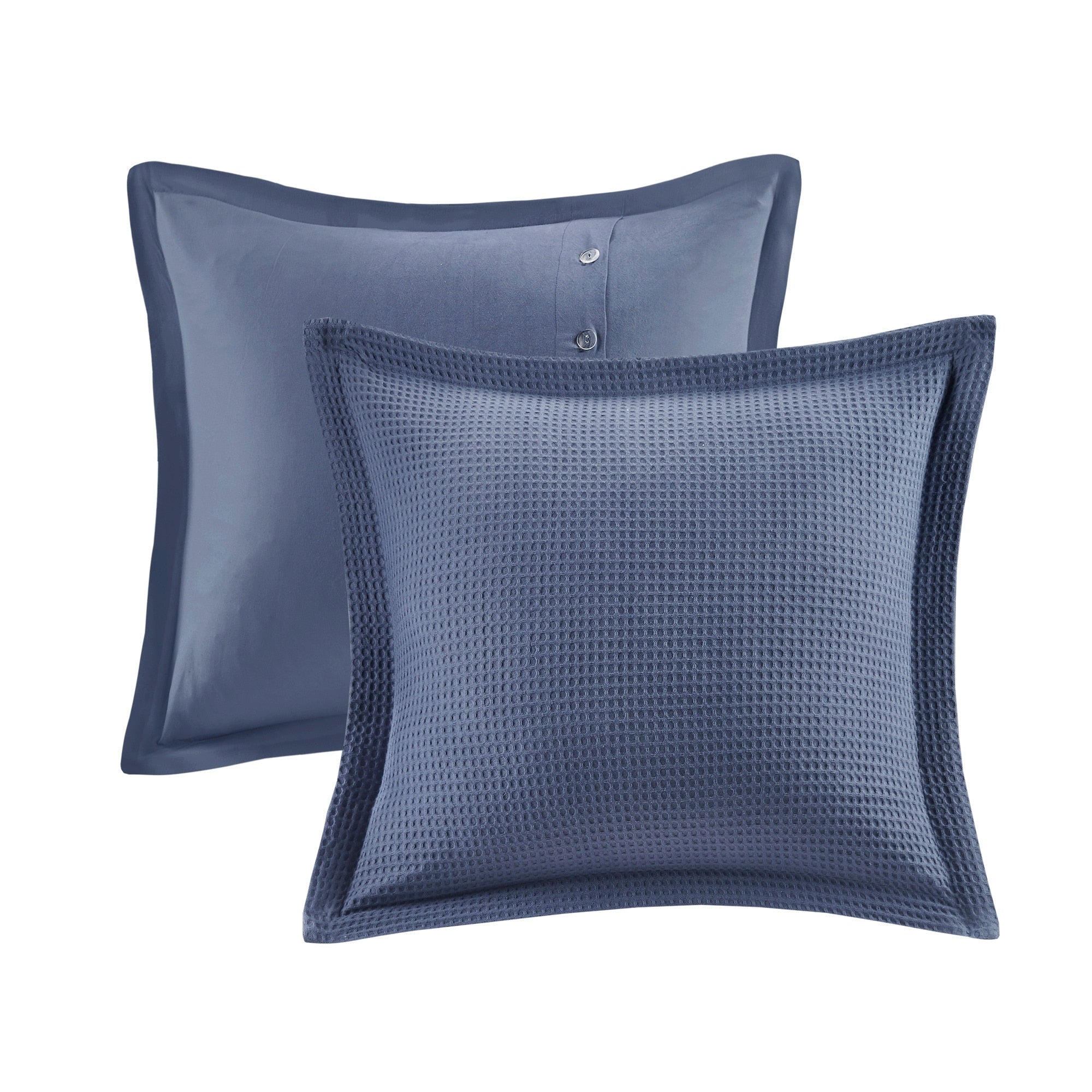 Noble Blue Cotton Oversized Comforter Set by Madison Park Signature
