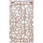 Norma Floral Hand Carved Natural Wooden 48x28-inch 3-Panel Wall Art