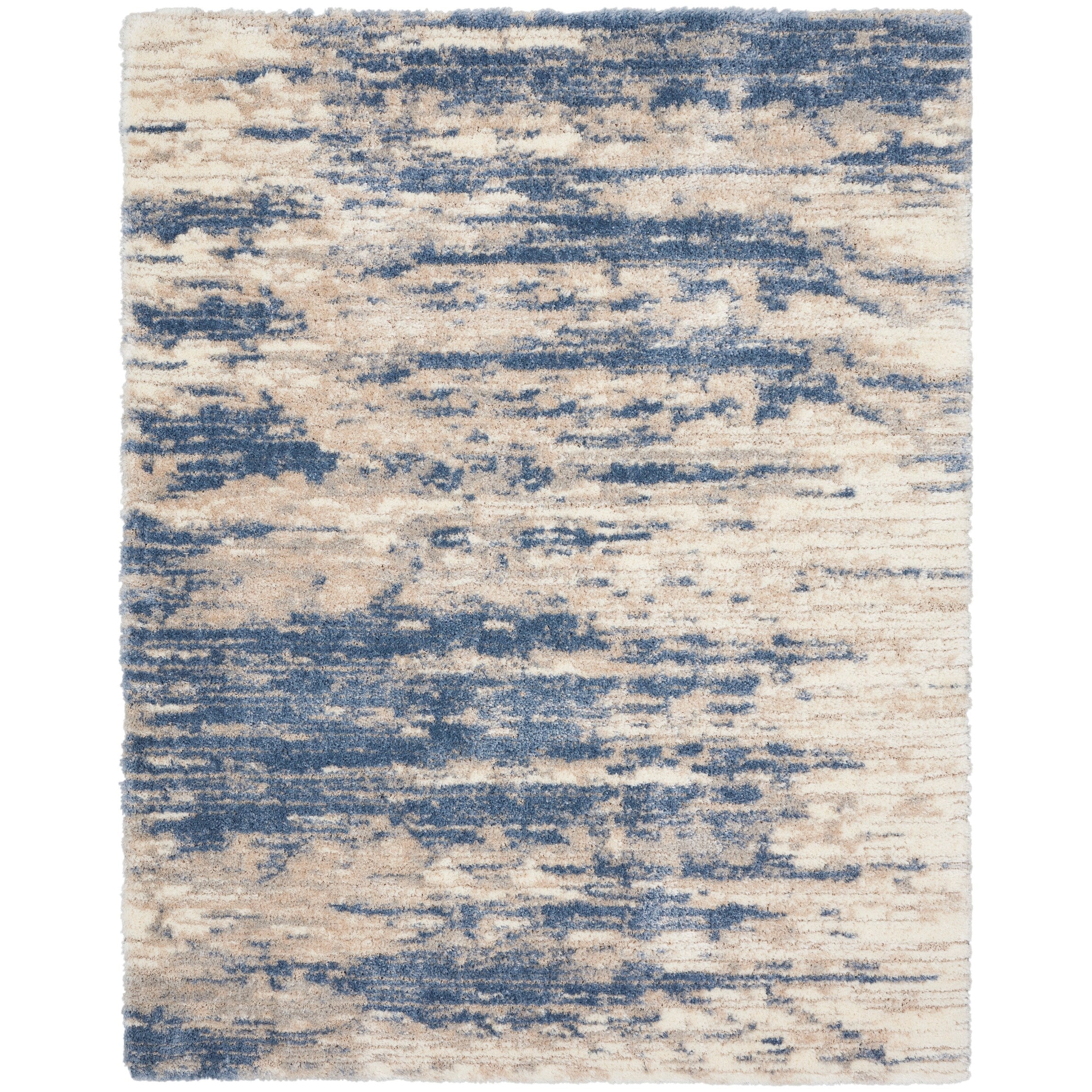 Nourison Luxurious Shag Abstract Glam Ultra Plush Pile Area Rug