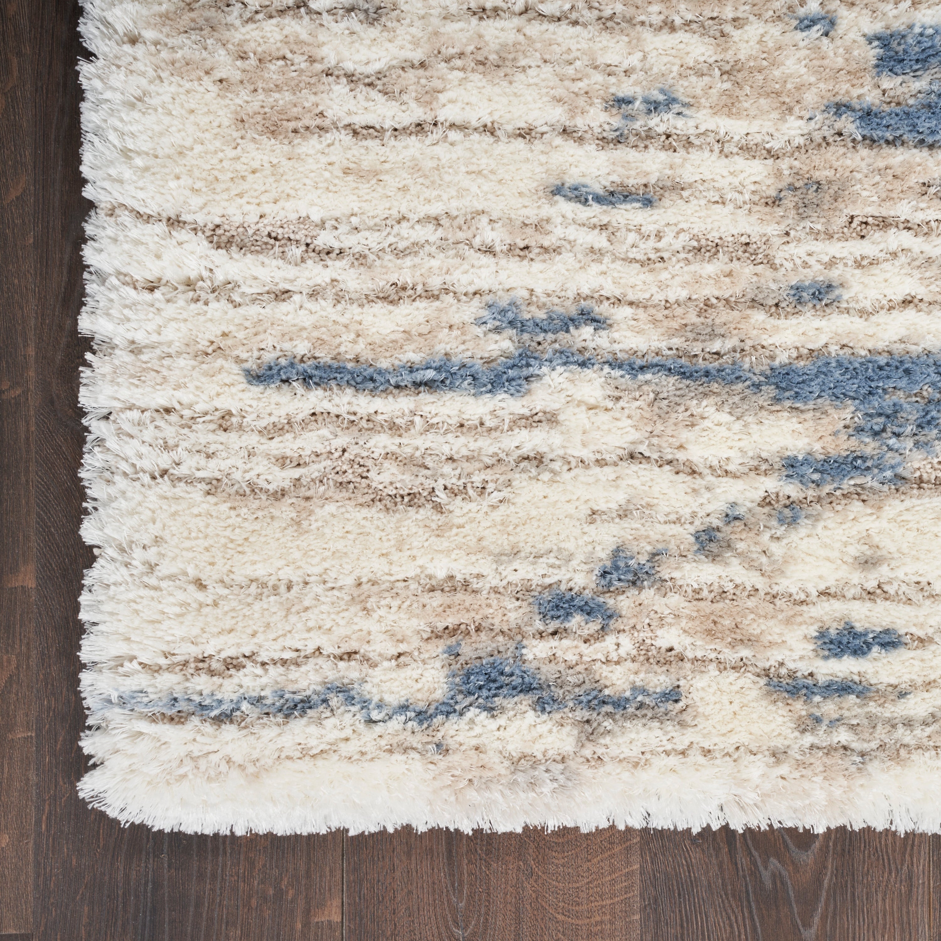 Nourison Luxurious Shag Abstract Glam Ultra Plush Pile Area Rug