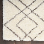 Nourison Luxurious Shag Ultra Plush Pile Abstract Geometric Area Rug